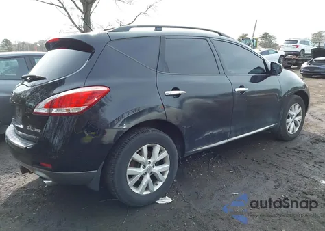 2012 Nissan Murano Sl из США, поврежденный, VIN JN8AZ1MWXCW200355